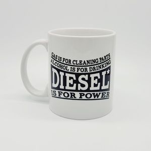 "Diesel is For Power" Coffee Mug: Mechanics Coffee Cup